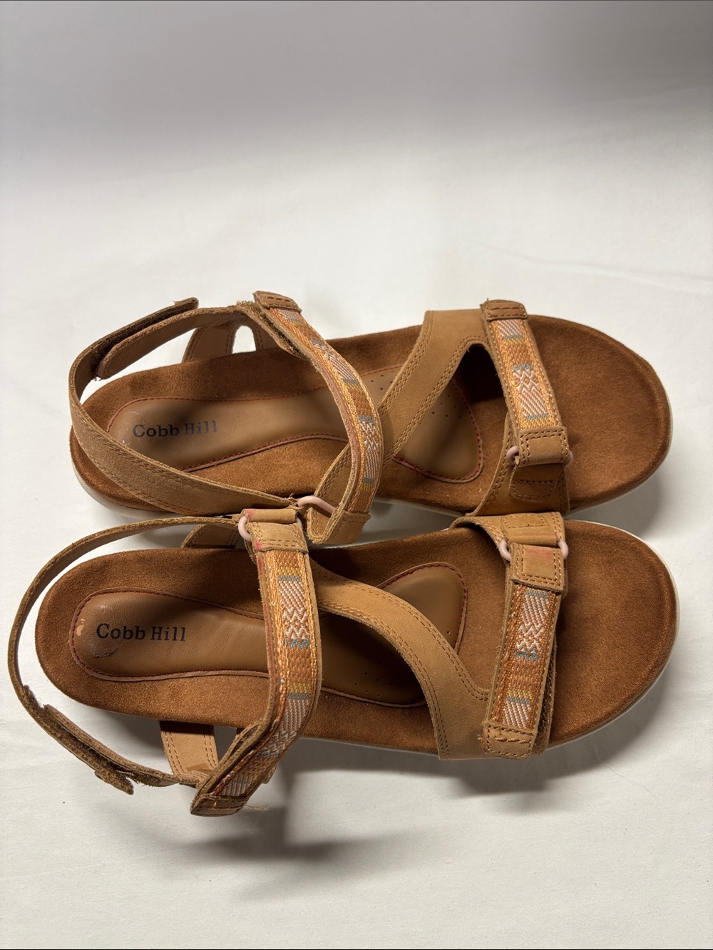 Cobb Hill by New Balance Women's Brown Suede Strappy Comfort Sandals